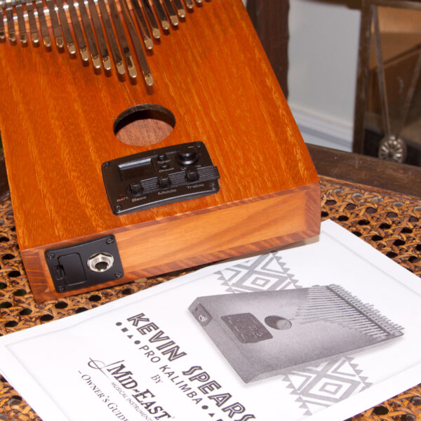 Kevin Spears Pro Kalimba 23-Key with EQ - Red Cedar - Natural Finish - Image 6